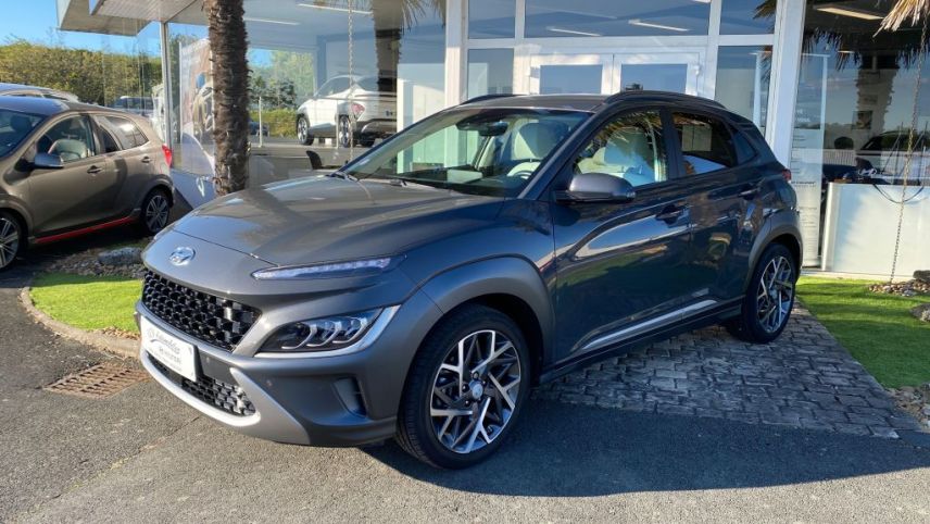 75010 : Hyundai Paris Nord - Goncourt Automobiles - HYUNDAI KONA HYBRID Executive - KONA - Gris - Automate sequentiel - Essence / Courant électrique