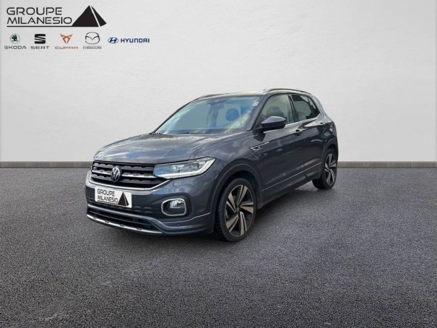 75010 : Hyundai Paris Nord - Goncourt Automobiles - VOLKSWAGEN T-CROSS R-Line Tech - T-CROSS (11/2018-10/2023) - Gris - Automate sequentiel - Essence sans plomb