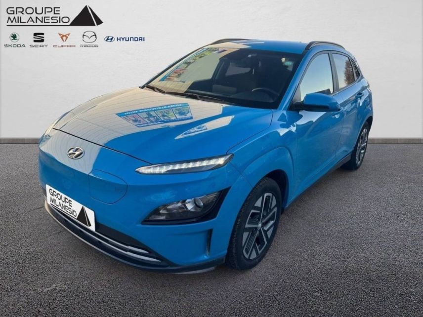 75010 : Hyundai Paris Nord - Goncourt Automobiles - HYUNDAI KONA ELECTRIC Intuitive - KONA ELECTRIC (12/2020-08/2023) - Bleu - Automate à fonct. Continu - Courant électrique