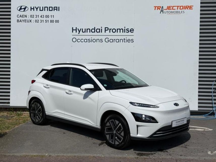 14112 : Hyundai Caen - Trajectoire Automobiles - HYUNDAI Kona - Kona - Serenity White Métal - Traction - Electrique