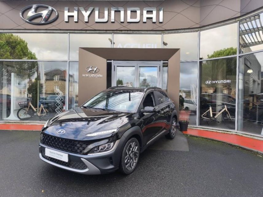 19100 : Hyundai Brive-la-Gaillarde - Garage Pouget - HYUNDAI Kona - Kona - Phantom Black Métal - Traction - Hybride : Essence/Electrique