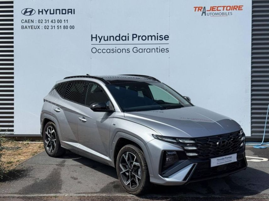 14112 : Hyundai Caen - Trajectoire Automobiles - HYUNDAI Tucson - Tucson - Shimmering Silver Métal - Traction - Hybride : Essence/Electrique