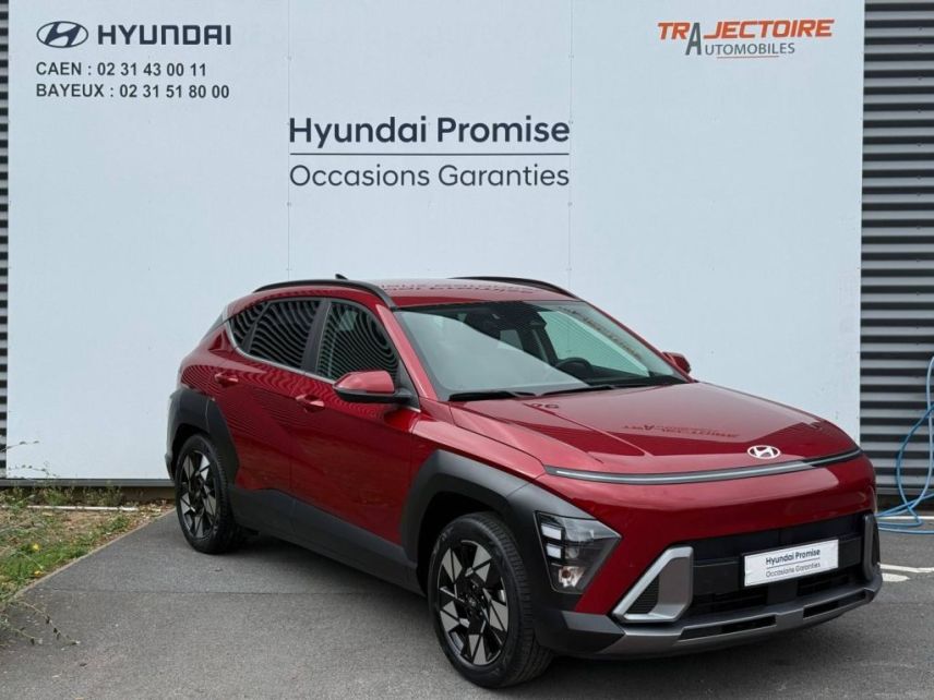 14112 : Hyundai Caen - Trajectoire Automobiles - HYUNDAI Kona - Kona - Ultimate Red métallisé - Traction - Hybride : Essence/Electrique