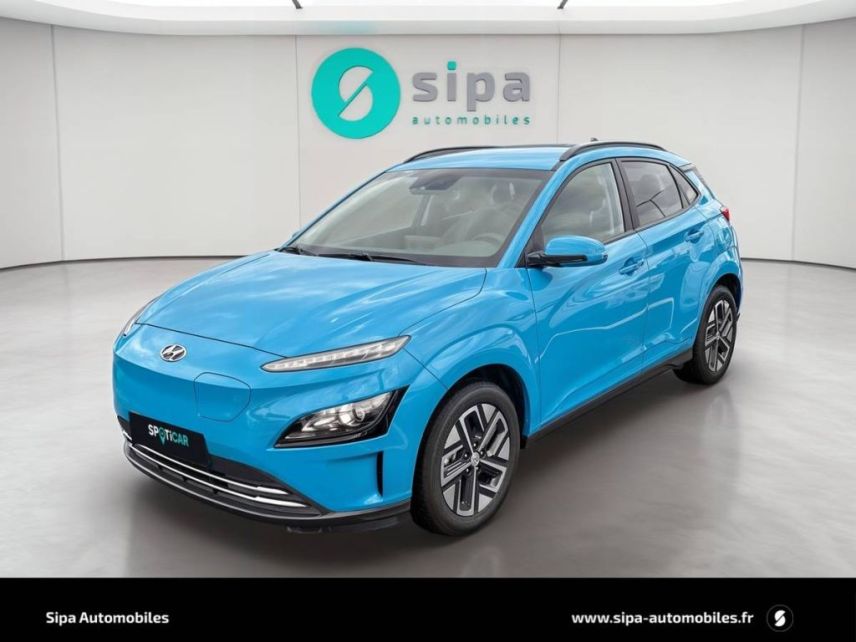 75010 : Hyundai Paris Nord - Goncourt Automobiles - HYUNDAI KONA ELECTRIC Intuitive - KONA ELECTRIQUE - Bleu - Automate à fonct. Continu - Courant électrique