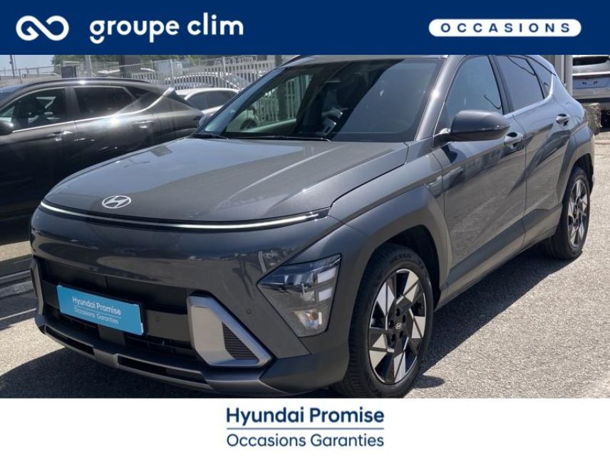 87280 : Hyundai - Groupe Clim - Limoges - HYUNDAI Kona - Kona - Ecotronic Gray perlé métallisé - Traction - Hybride : Essence/Electrique