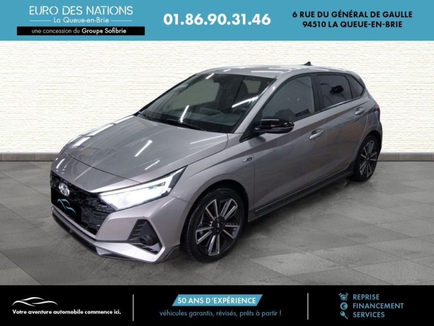 75010 : Hyundai Paris Nord - Goncourt Automobiles - HYUNDAI i20 N Line Michel Vaillant - i20 III - GRIS - Automate sequentiel - Essence sans plomb
