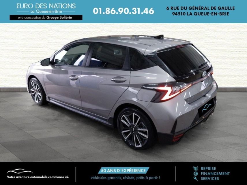 75010 : Hyundai Paris Nord - Goncourt Automobiles - HYUNDAI i20 N Line Michel Vaillant - i20 III - GRIS - Automate sequentiel - Essence sans plomb