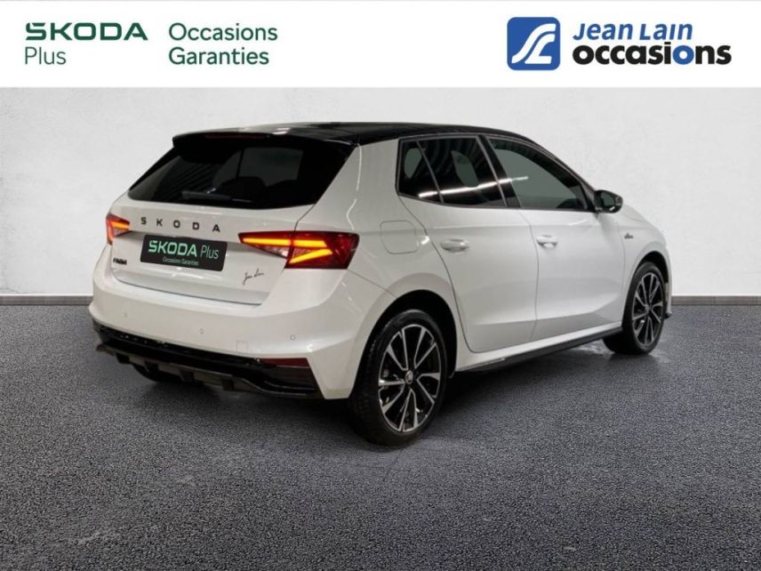 75010 : Hyundai Paris Nord - Goncourt Automobiles - SKODA FABIA Monte-Carlo - FABIA IV - BLANC LUNE TOIT NOIR - Automate sequentiel - Essence sans plomb