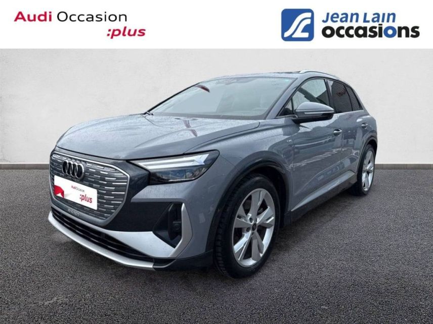 75010 : Hyundai Paris Nord - Goncourt Automobiles - AUDI Q4 E-TRON S line - Q4 E-TRON - GRIS GRALET - Automate à fonct. Continu - Courant électrique