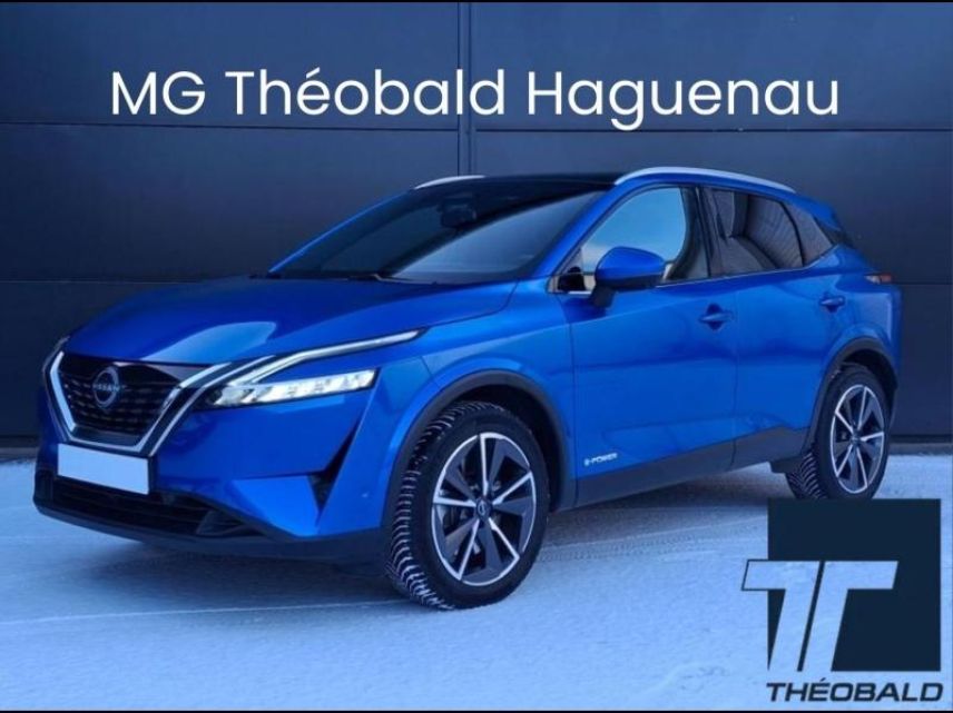 54520 : Hyundai Nancy - Théobald Automobiles - NISSAN Qashqai - Qashqai - Bleu Magnétique (Spéciale) - Traction - Hybride : Essence/Electrique