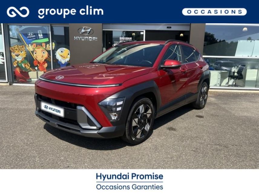 40280 : Hyundai - Groupe Clim - Mont de Marsan - HYUNDAI Kona - Kona - Ultimate Red métallisé - Traction - Hybride : Essence/Electrique