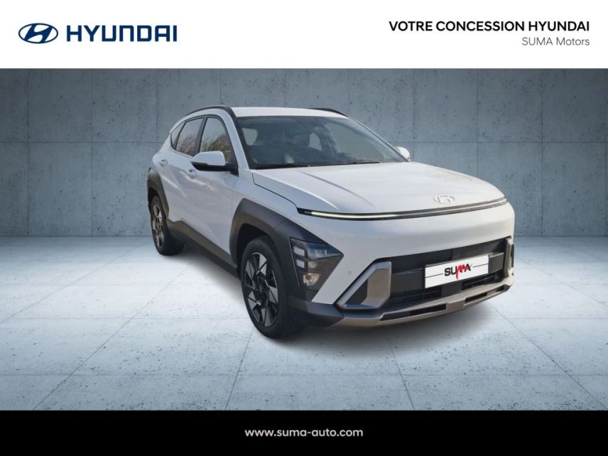 75010 : Hyundai Paris Nord - Goncourt Automobiles - HYUNDAI KONA Creative - KONA II - Blanc - Automate sequentiel - Essence / Courant électrique