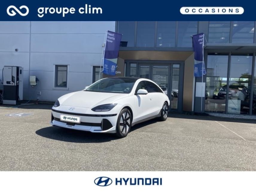 65000 : Hyundai - Groupe Clim - Tarbes - HYUNDAI Ioniq 6 - Ioniq 6 - Serenity White métal - Propulsion - Electrique