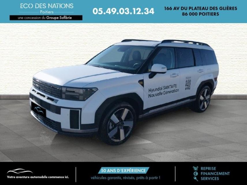86000 : Hyundai Poitiers - Eco des Nations - HYUNDAI Santa Fe - Santa Fe - Creamy White Mate - Transmission intégrale - Hybride rechargeable : Essence/Electrique