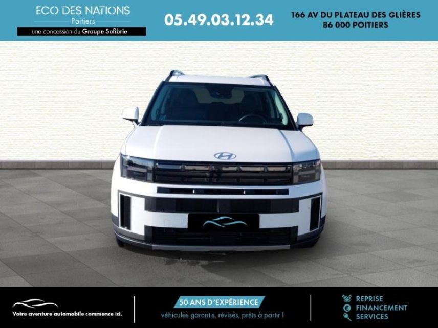 86000 : Hyundai Poitiers - Eco des Nations - HYUNDAI Santa Fe - Santa Fe - Creamy White Mate - Transmission intégrale - Hybride rechargeable : Essence/Electrique