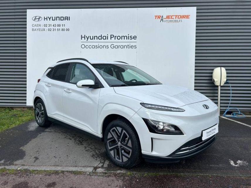 14112 : Hyundai Caen - Trajectoire Automobiles - HYUNDAI Kona - Kona - Chalk White Métal - Traction - Electrique