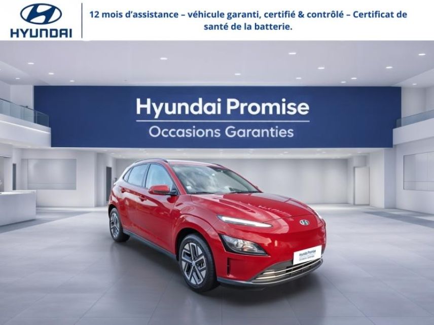 56000 : Hyundai Vannes - Park Lann Automobiles - HYUNDAI Kona - Kona - Sunset Red Métal - Traction - Electrique