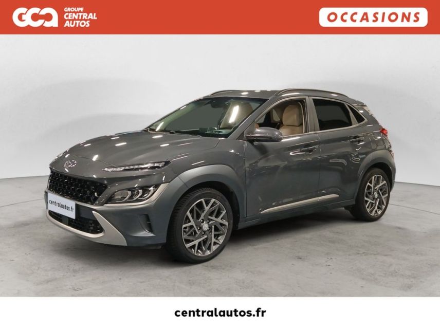 75010 : Hyundai Paris Nord - Goncourt Automobiles - HYUNDAI KONA HYBRID Executive - KONA - Gris - Automate sequentiel - Essence / Courant électrique