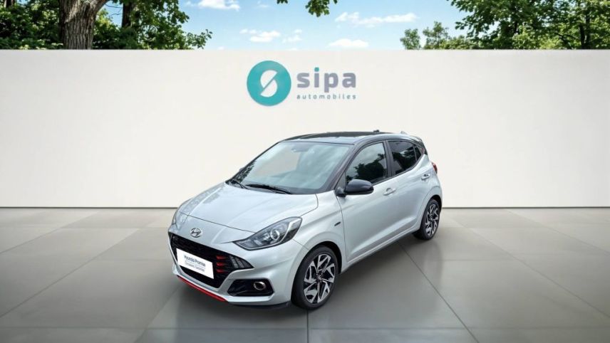 75010 : Hyundai Paris Nord - Goncourt Automobiles - HYUNDAI i10 N Line - i10 III - Gris clair - Boîte manuelle - Essence sans plomb