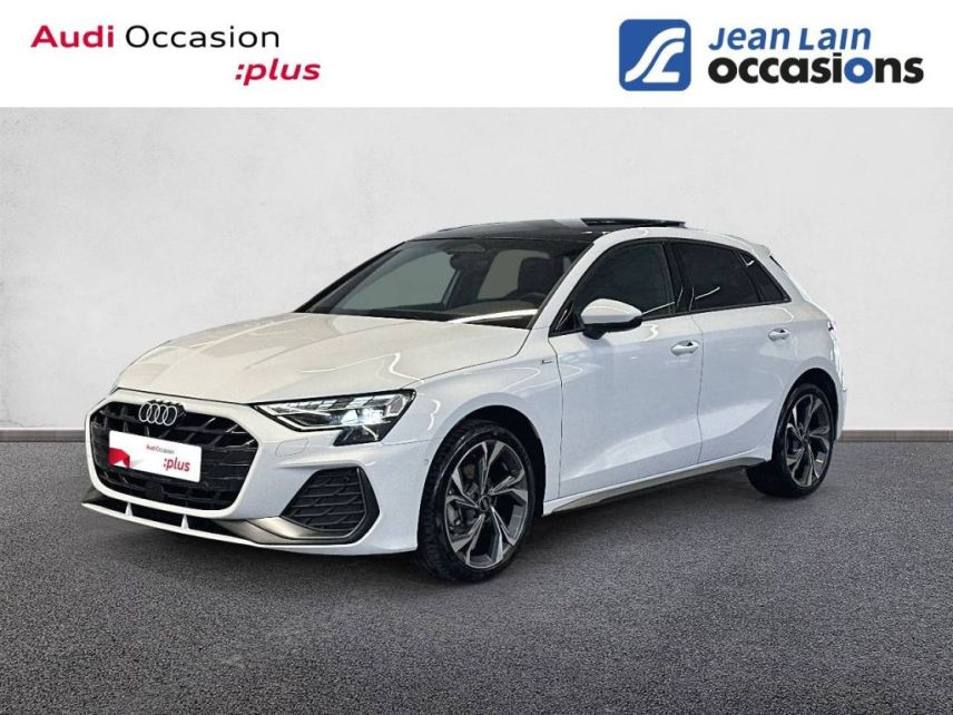 75010 : Hyundai Paris Nord - Goncourt Automobiles - AUDI A3 SPORTBACK S line - A3/S3/RS3 IV - BLANC GLACIER METALLISE - Automate sequentiel - Diesel