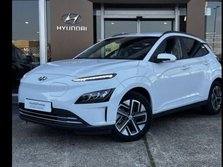 72100 : Hyundai Le Mans - GCA LE MANS - HYUNDAI Kona - Kona - Serenity White Métal - Traction - Electrique