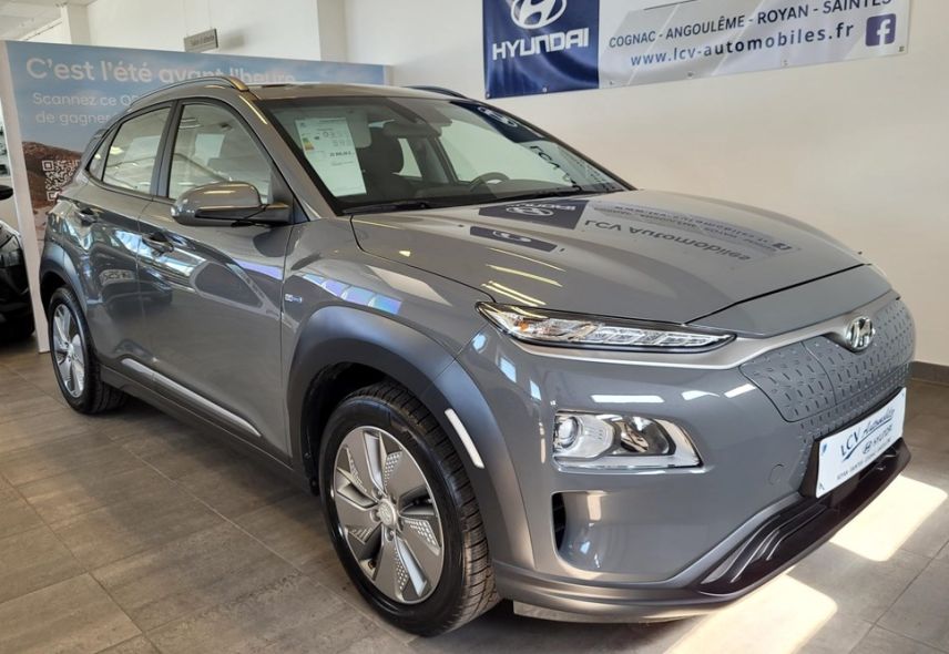 75010 : Hyundai Paris Nord - Goncourt Automobiles - HYUNDAI KONA ELECTRIC Intuitive - KONA ELECTRIQUE - Gris - Automate à fonct. Continu - Courant électrique