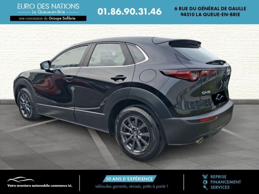 75010 : Hyundai Paris Nord - Goncourt Automobiles - MAZDA CX-30 2022  - CX-30 - JET BLACK - Boîte manuelle - Essence sans plomb