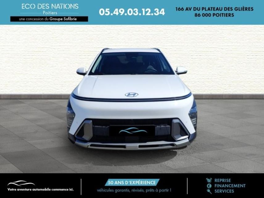 86000 : Hyundai Poitiers - Eco des Nations - HYUNDAI Kona - Kona - Blanc - Traction - Hybride : Essence/Electrique
