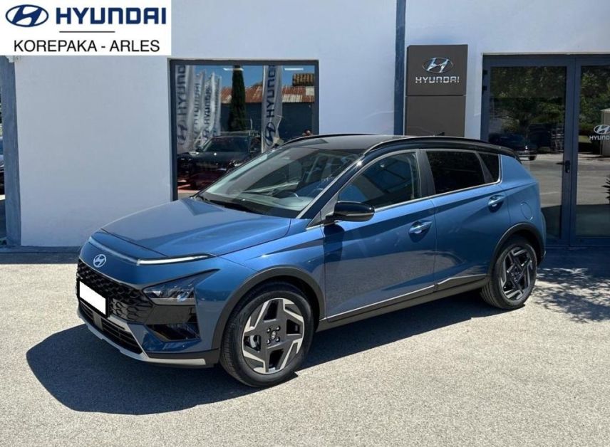 75010 : Hyundai Paris Nord - Goncourt Automobiles - HYUNDAI BAYON Executive - BAYON - Bleu - Automate sequentiel - Essence sans plomb
