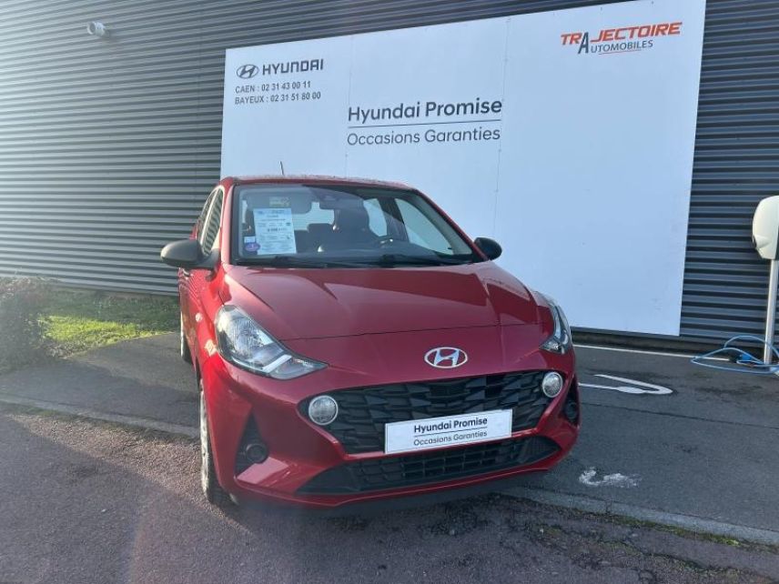 14112 : Hyundai Caen - Trajectoire Automobiles - HYUNDAI i10 - i10 - Dragon Red Métal - Traction - Essence