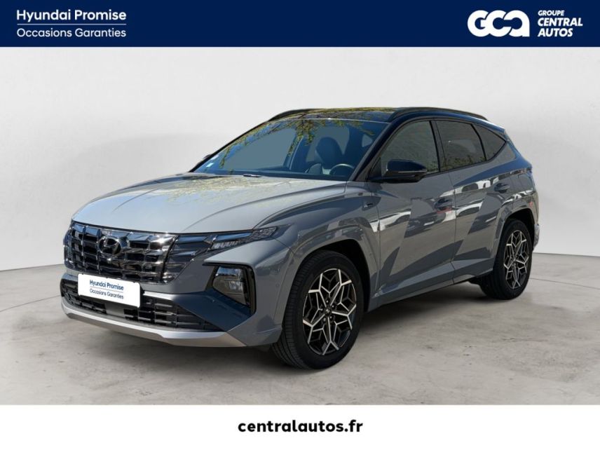 75010 : Hyundai Paris Nord - Goncourt Automobiles - HYUNDAI TUCSON N Line Executive - TUCSON IV - Gris - Boîte automatique - Essence / Courant électrique