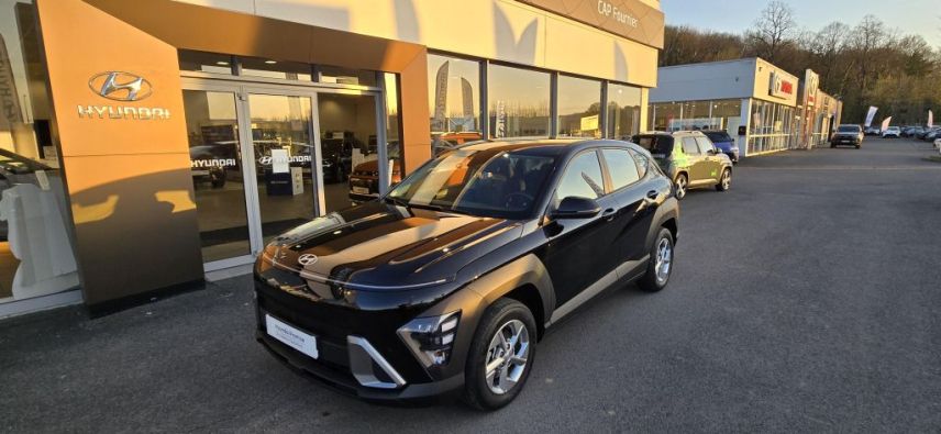 75010 : Hyundai Paris Nord - Goncourt Automobiles - HYUNDAI KONA Intuitive - KONA II - Noir - Automate sequentiel - Essence / Courant électrique