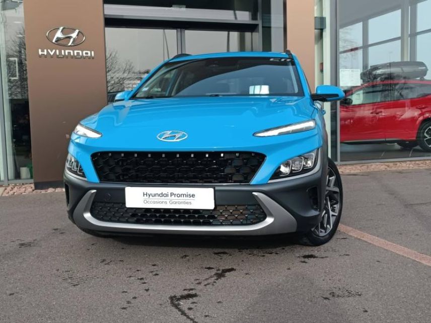 92250 : Hyundai Motor Company - HYUNDAI Kona - Kona - Surfy Blue Métal - Traction - Hybride : Essence/Electrique