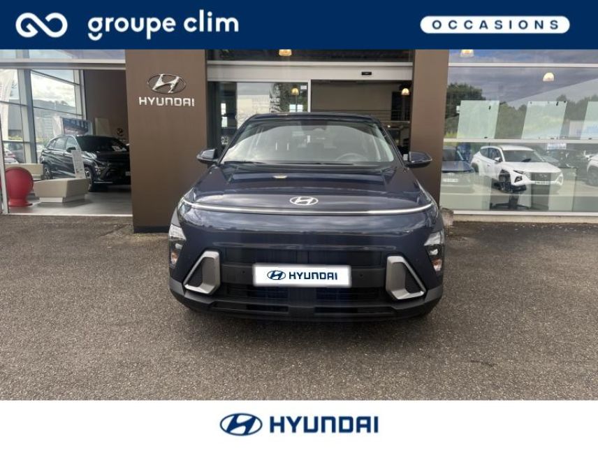 40280 : Hyundai - Groupe Clim - Mont de Marsan - HYUNDAI Kona - Kona - Denim Blue perlé métallisé - Traction - Hybride : Essence/Electrique