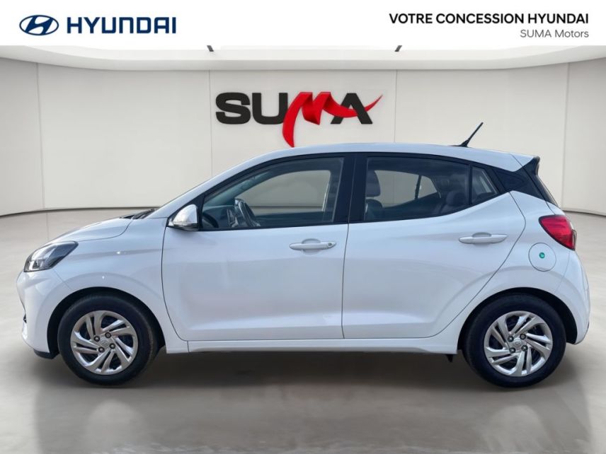 75010 : Hyundai Paris Nord - Goncourt Automobiles - HYUNDAI i10 Intuitive - i10 III - Blanc - Boîte manuelle - Essence sans plomb