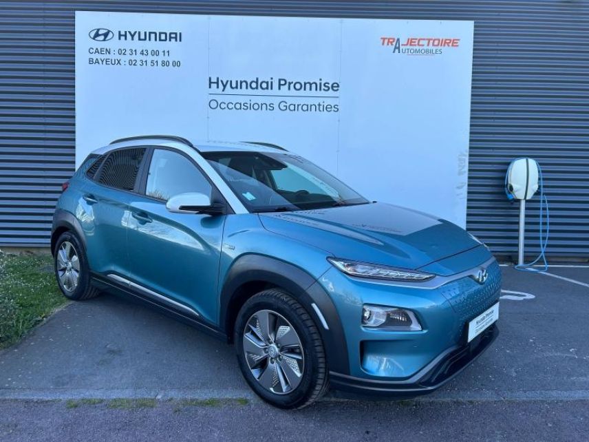 14112 : Hyundai Caen - Trajectoire Automobiles - HYUNDAI Kona - Kona - Bleu - Traction - Electrique