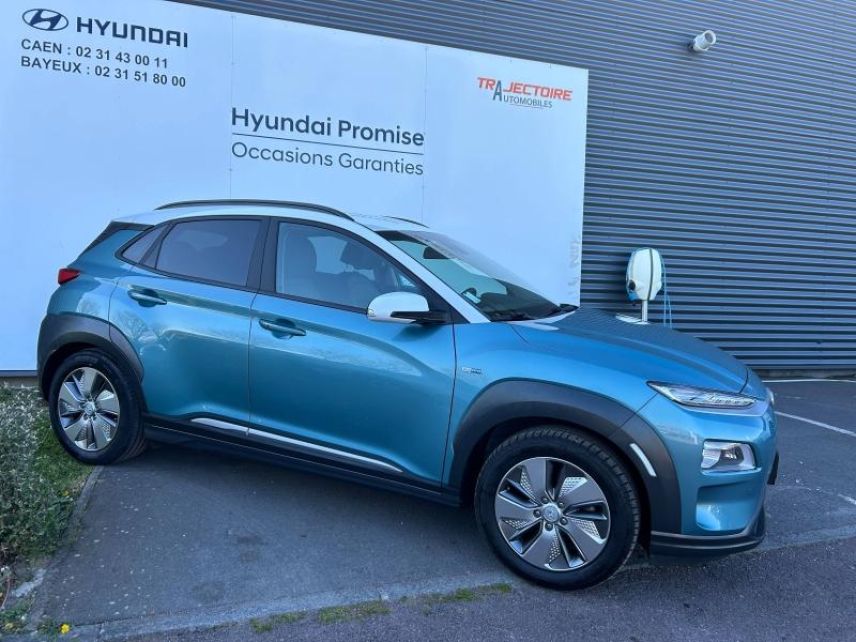 14112 : Hyundai Caen - Trajectoire Automobiles - HYUNDAI Kona - Kona - Bleu - Traction - Electrique