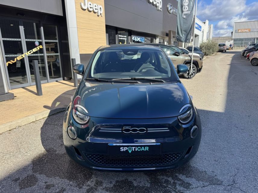 75010 : Hyundai Paris Nord - Goncourt Automobiles - FIAT 500e BERLINE Action - 500 III ELECTRIQUE - Bleu - Automate à fonct. Continu - Courant électrique