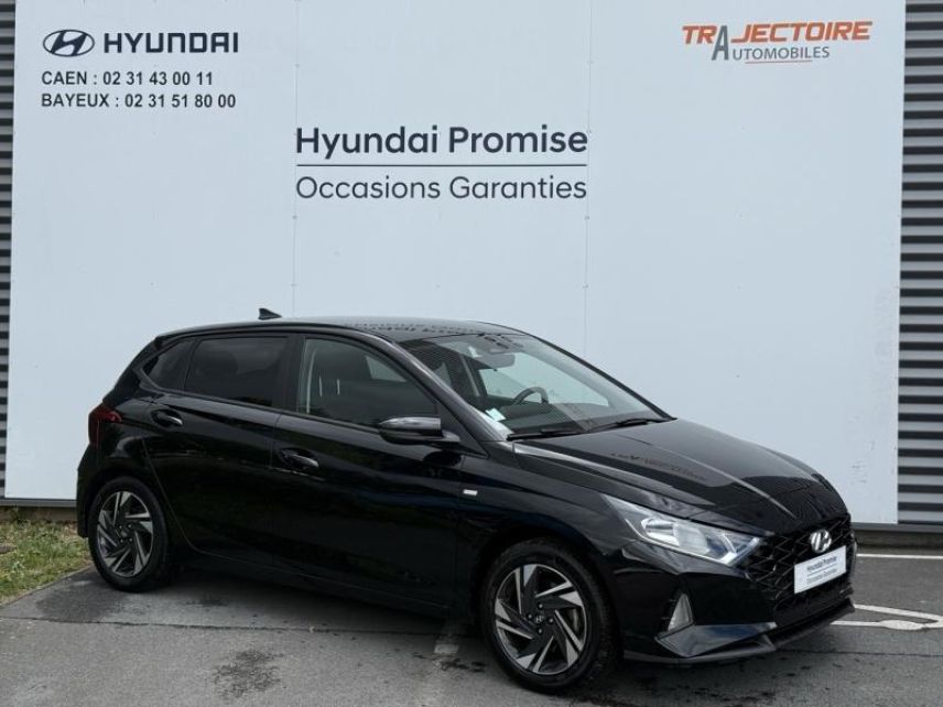 14112 : Hyundai Caen - Trajectoire Automobiles - HYUNDAI i20 - i20 - Phantom Black Métal - Traction - Essence/Micro-Hybride