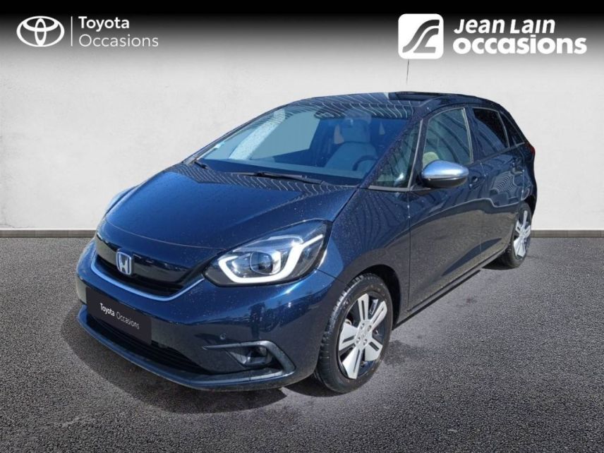 75010 : Hyundai Paris Nord - Goncourt Automobiles - HONDA JAZZ E:HEV Exclusive - JAZZ IV - Bleu - Automate à fonct. Continu - Essence / Courant électrique