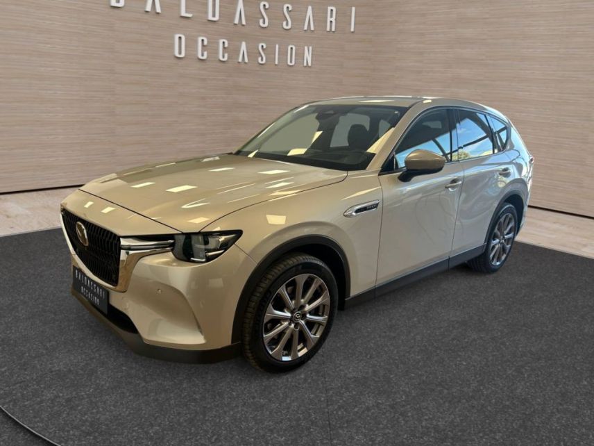 75010 : Hyundai Paris Nord - Goncourt Automobiles - MAZDA CX-60 2022 Exclusive-Line - CX-60 - Beige - Boîte automatique - Essence / Courant électrique