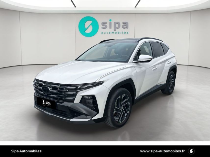 75010 : Hyundai Paris Nord - Goncourt Automobiles - HYUNDAI TUCSON Executive - TUCSON IV - Blanc - Boîte automatique - Essence / Courant électrique