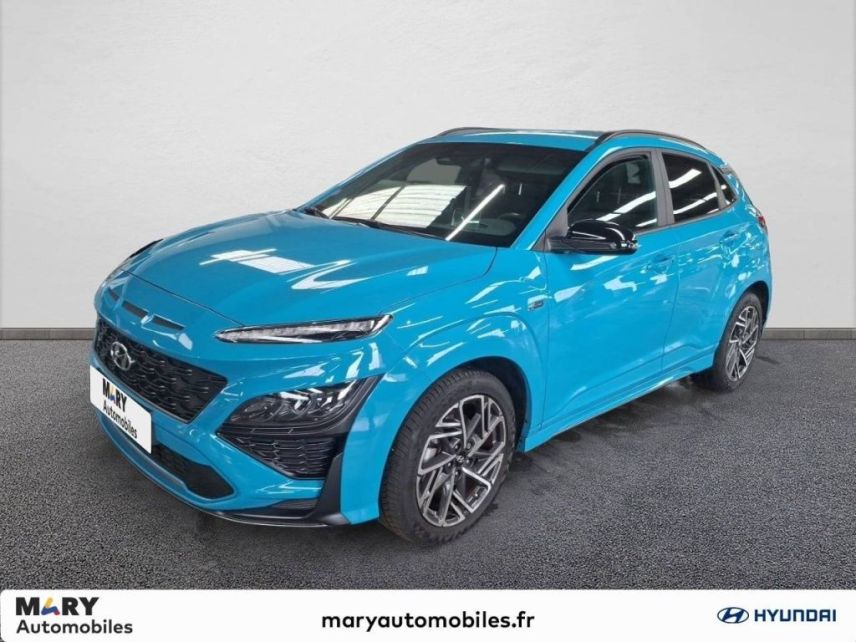 75010 : Hyundai Paris Nord - Goncourt Automobiles - HYUNDAI KONA N Line Creative - KONA - Bleu - Boîte manuelle - Essence sans plomb