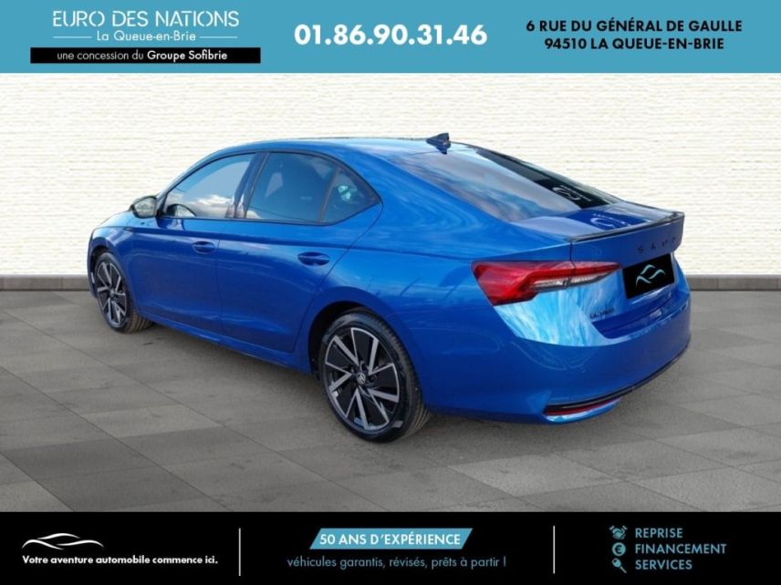 75010 : Hyundai Paris Nord - Goncourt Automobiles - SKODA OCTAVIA Sportline - OCTAVIA IV - BLEU - Automate sequentiel - Essence sans plomb