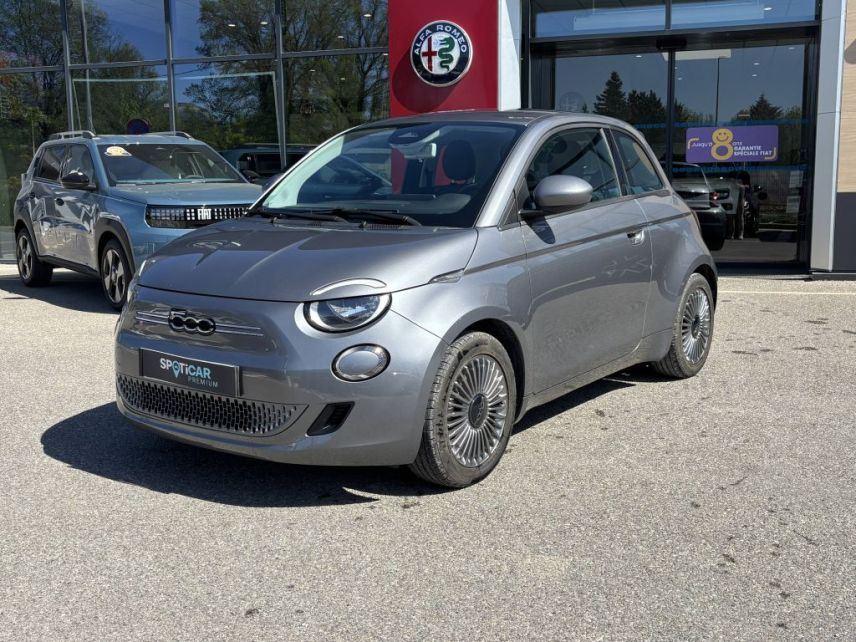 75010 : Hyundai Paris Nord - Goncourt Automobiles - FIAT 500e BERLINE Nouvelle 500 - 500 III ELECTRIQUE - Gris - Automate à fonct. Continu - Courant électrique