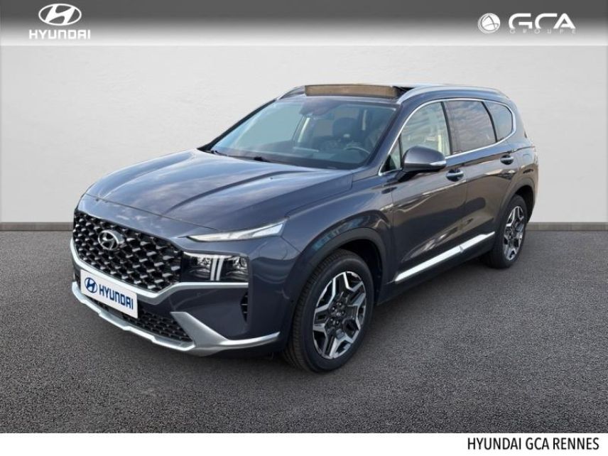 35510 : Hyundai Rennes - GCA - HYUNDAI Santa Fe - Santa Fe - Lagoon Blue Métal - Transmission intégrale - Hybride rechargeable : Essence/Electrique