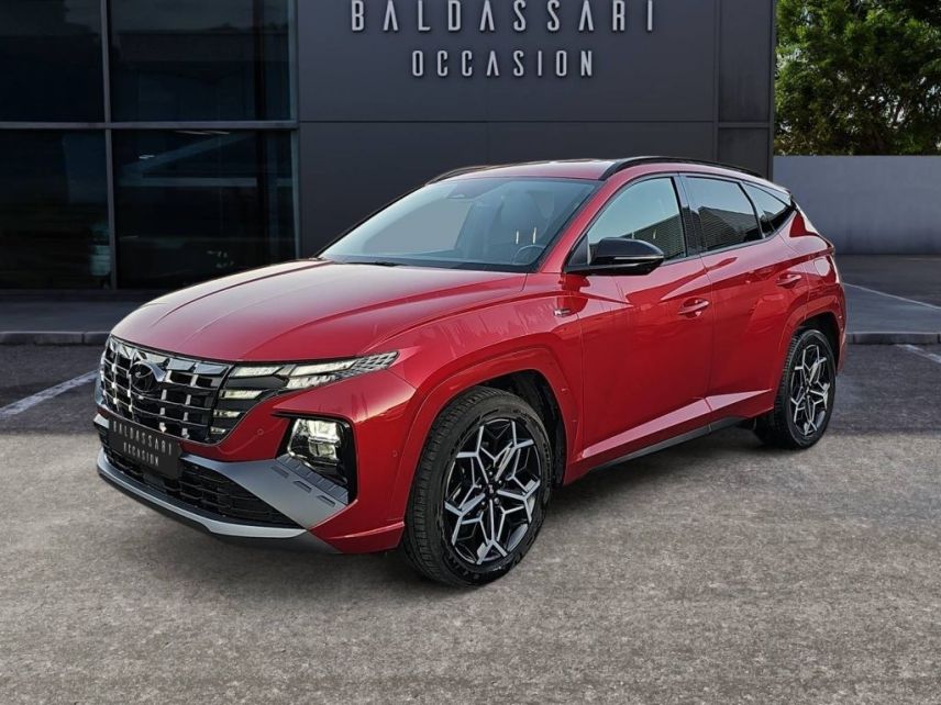 75010 : Hyundai Paris Nord - Goncourt Automobiles - HYUNDAI TUCSON N Line Executive - TUCSON IV - Rouge - Boîte automatique - Essence / Courant électrique