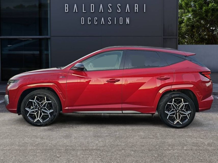 75010 : Hyundai Paris Nord - Goncourt Automobiles - HYUNDAI TUCSON N Line Executive - TUCSON IV - Rouge - Boîte automatique - Essence / Courant électrique