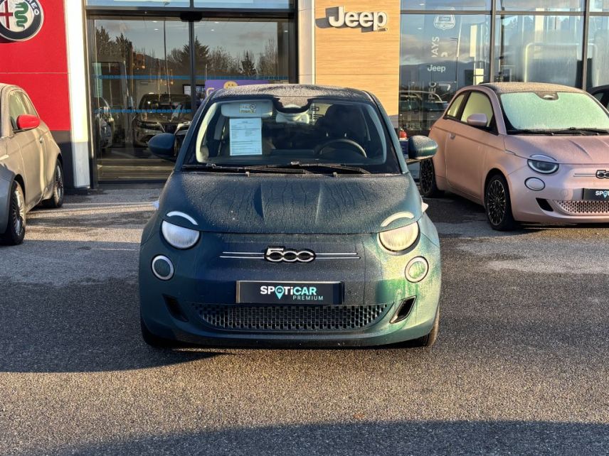 75010 : Hyundai Paris Nord - Goncourt Automobiles - FIAT 500e 3+1 Nouvelle 500 - 500 III ELECTRIQUE - Blanc - Automate à fonct. Continu - Courant électrique