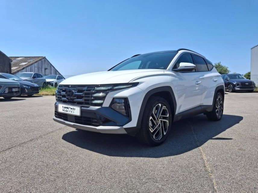 29200 : Hyundai Brest - Iroise Automobiles - HYUNDAI Tucson - Tucson - Serenity White Métal - Traction - Hybride : Essence/Electrique